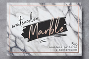 Watercolor Marble patterns, a Pattern Graphic by Bigio Designs (Thumbnail 1 of 6)