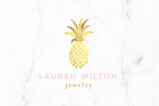 Luxury Pineapple Gold Logo, a Branding & Logo Template by Nordic.Arg (Thumbnail 1 of 6)