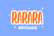 Rarara, a Font by Forberas Club (Thumbnail 1 of 7)