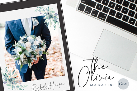 Canva Wedding Welcome Template, a Brochure Template by Rachel Harper Designs
