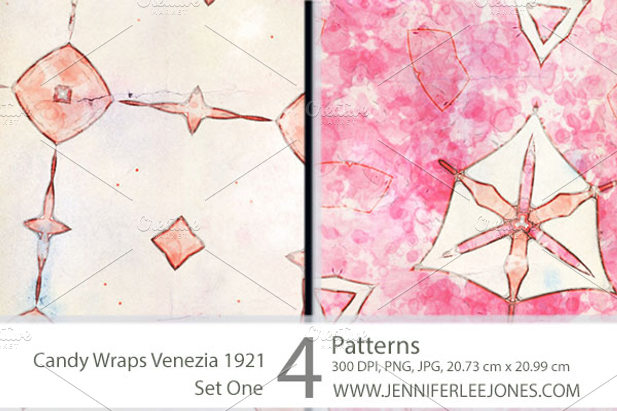 Candy Wraps Venezia 1921 Pattern preview 3