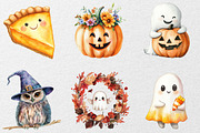 Adorable Halloween Fall Clipart, an Illustration by DreamCafeArt (Thumbnail 5 of 7)