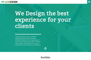Web PSD Template