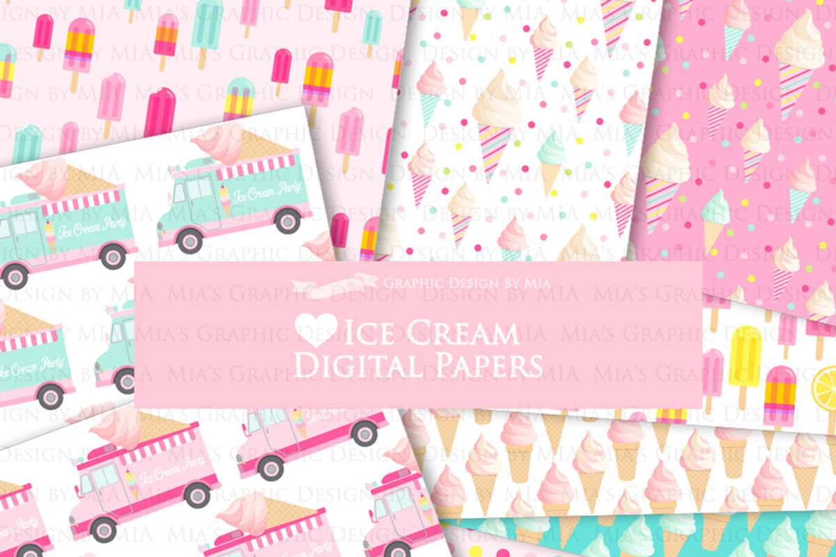 Ice Cream Party, Ice Cream Truck, an Illustration by Mia's Graphic Design (Photo 8 of 9)