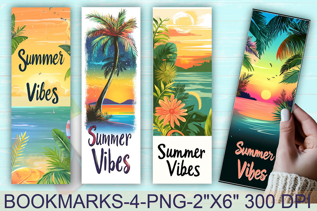 Summer Vibes, Summer Printable Bookm, an Illustration by Libby Wishes