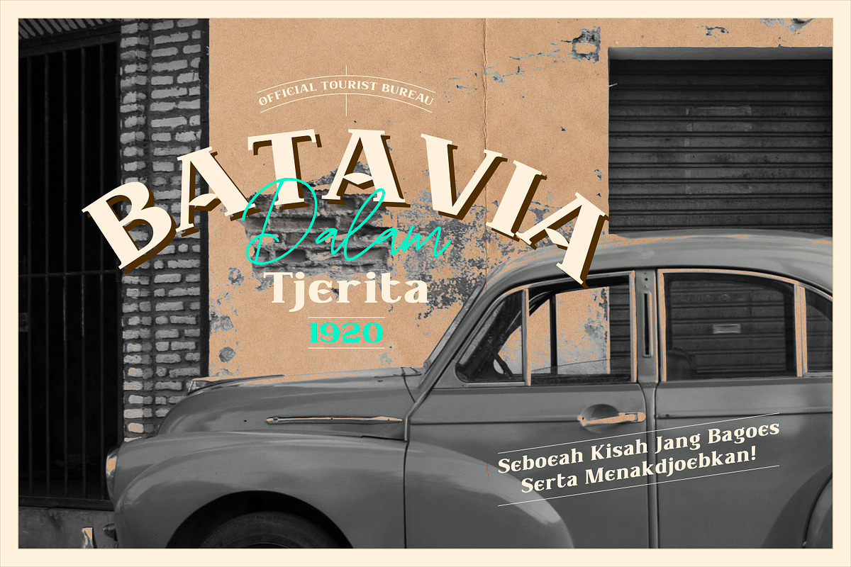 Djaman Doeloe - Old Type, a Serif Font by ikiiko (Photo 2 of 7)