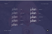Julian Pro Display Typeface, a Sans Serif Font by Foxtype (Thumbnail 7 of 7)
