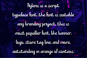 Aylenz - Script Typeface Font, a Script Font by QR Design Studio (Thumbnail 3 of 6)