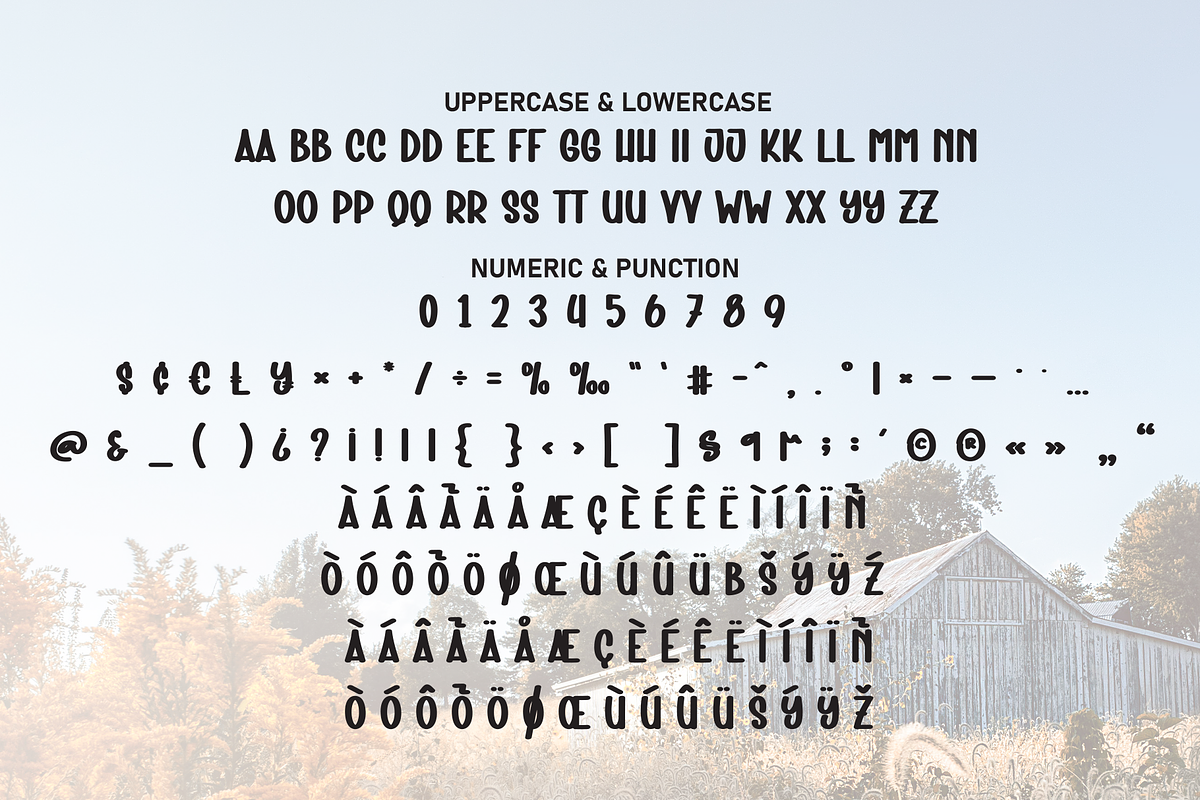 Sunshine Farmhouse | Script Font, a Script Font by Scratchones (Photo 7 of 8)