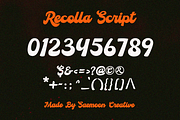 Recolla, a Script Font by saemoon creative (Thumbnail 11 of 15)