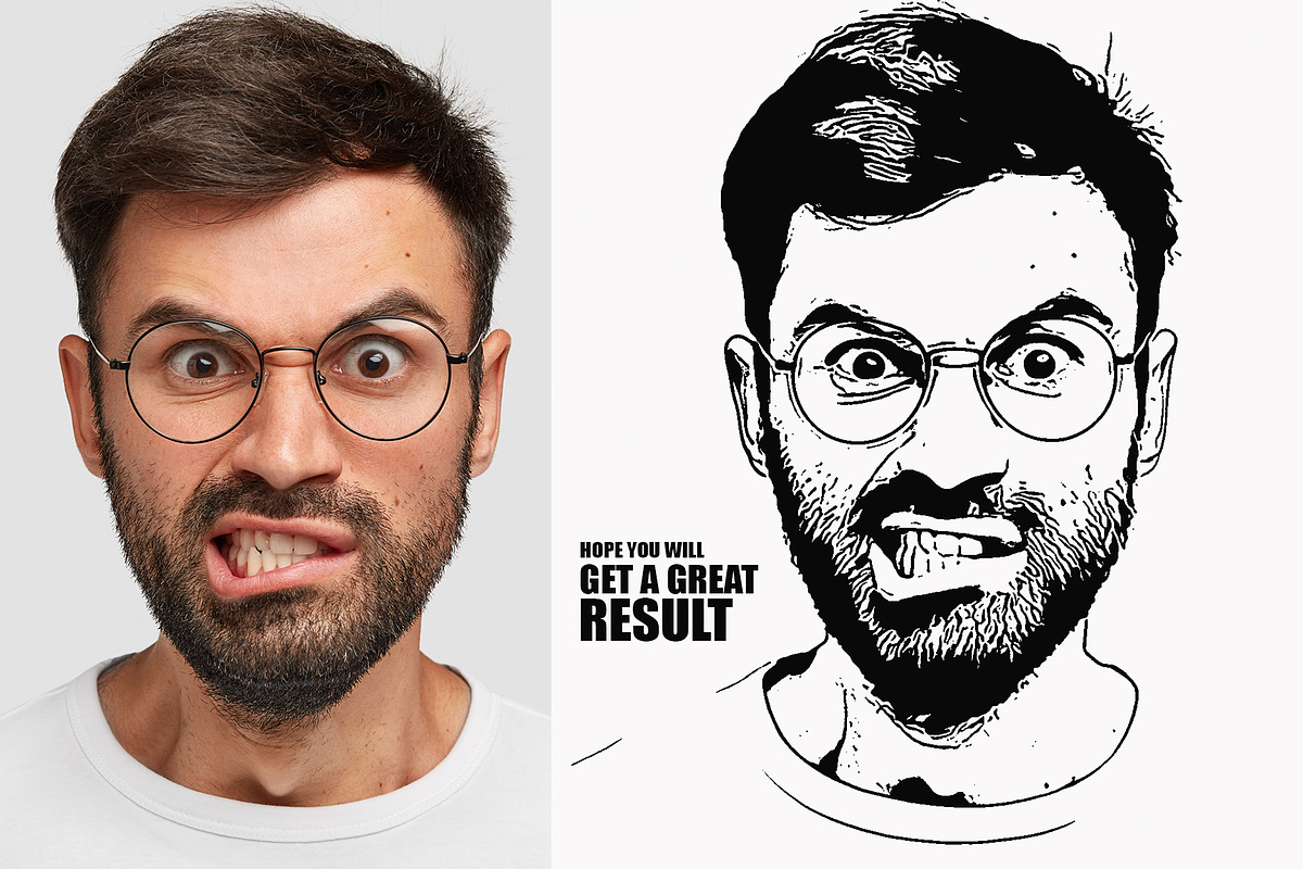 Vectorize Photo Effect, an Action Add-On by DesignCave (Photo 4 of 6)