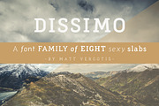 Dissimo Font Family (8 fonts), a Font by Verg Shop (Thumbnail 1 of 24)