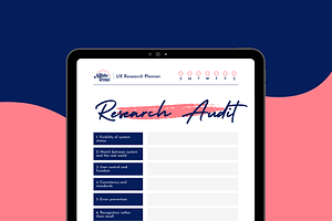 UX Research Design Digital Templates