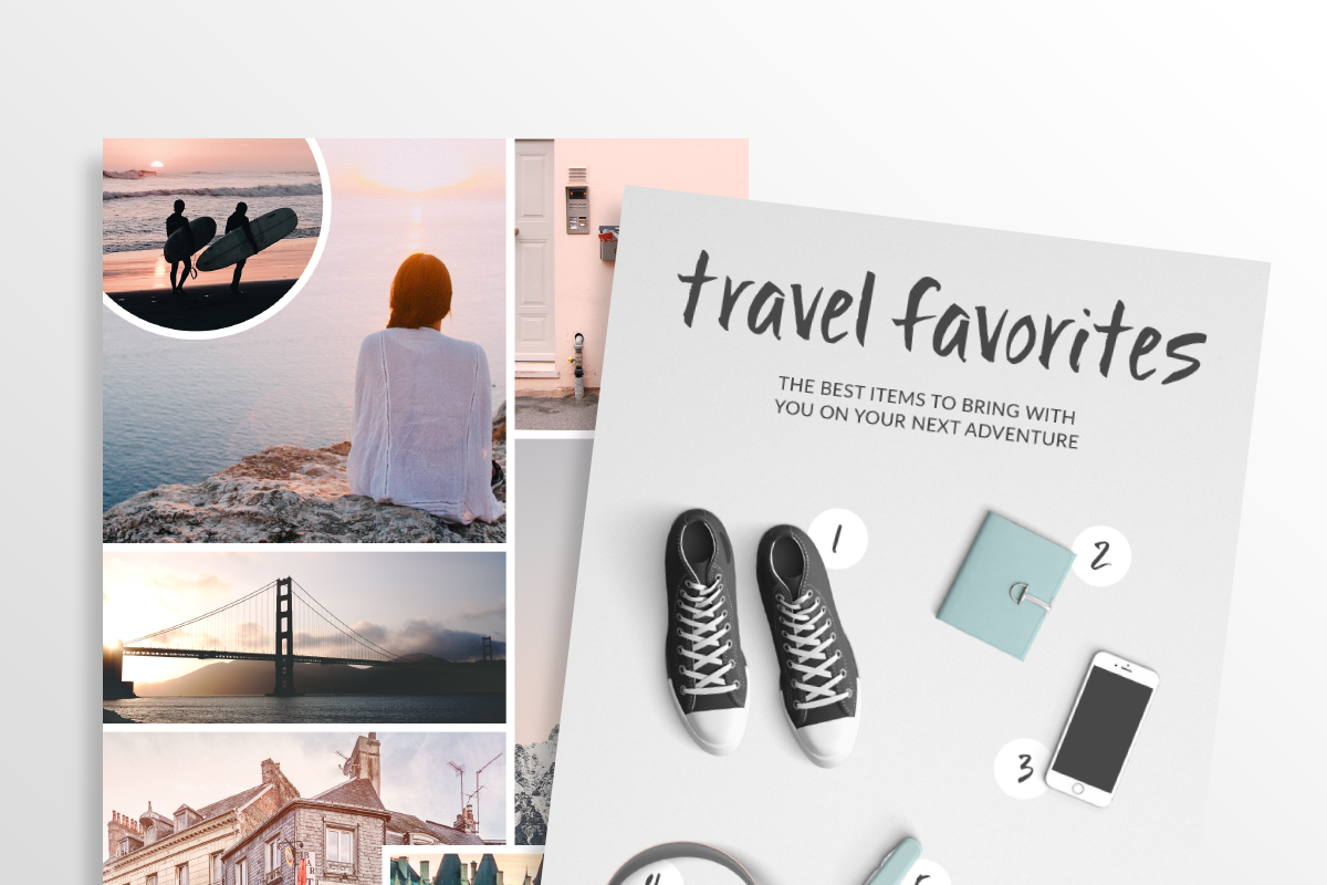 Wanderlust 10 Social Media Templates, a Social Media Template by Kimi Kinsey (Photo 3 of 6)