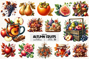 Watercolor Autumn Sublimation, an Illustration by Pixels.Craft (Thumbnail 1 of 7)