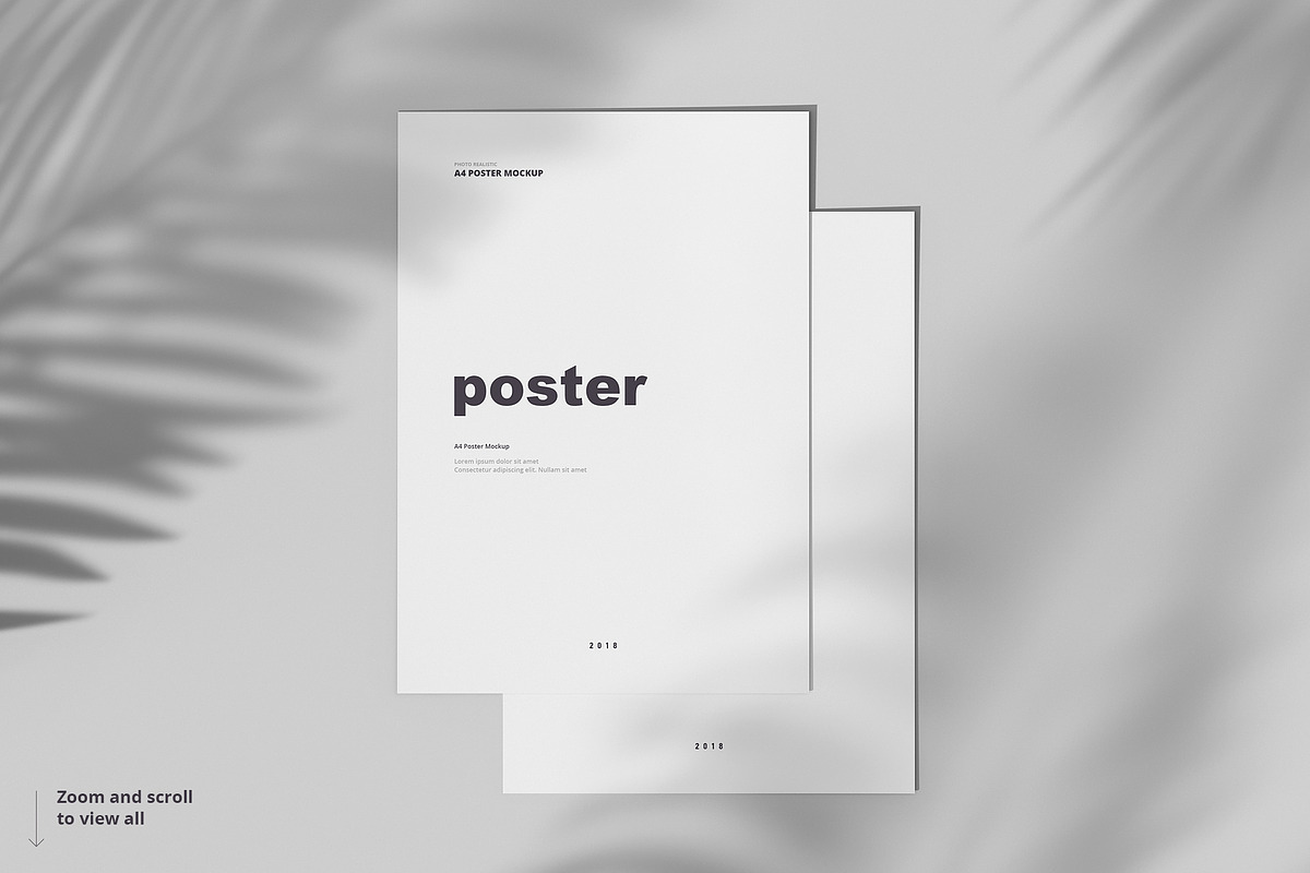 Poster / Flyer Mockups, a Books & Magazine Mockup by WebAndCat (Photo 12 of 21)