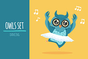 owl set, an Illustration by adi katz (Thumbnail 2 of 4)