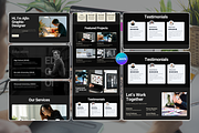 Canva Portfolio Website Template, a Websites & App Template by Snapybiz (Thumbnail 8 of 11)