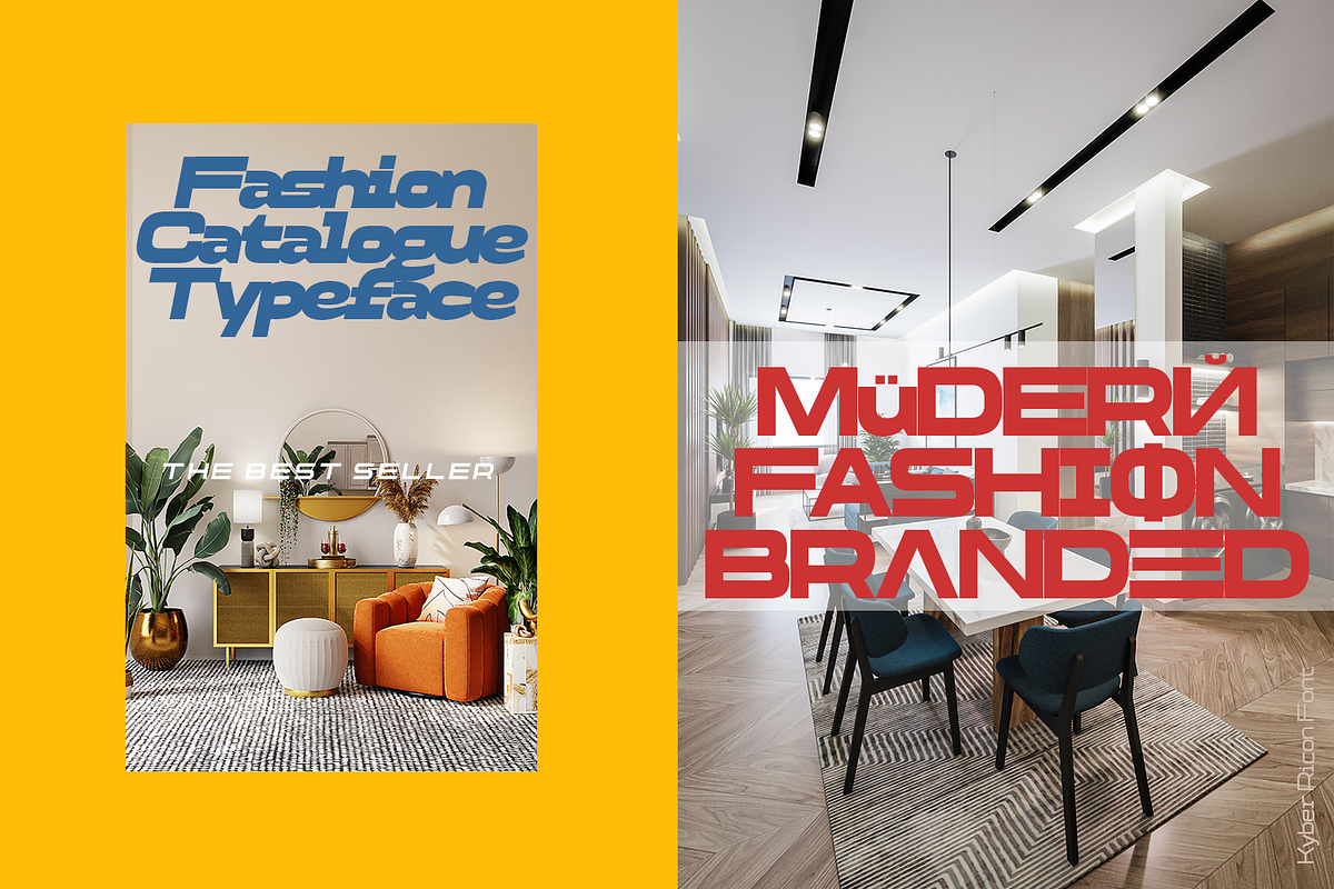 Kyber Ricon - Font Family, a Sans Serif Font by TypeClassHeroes (Photo 11 of 14)
