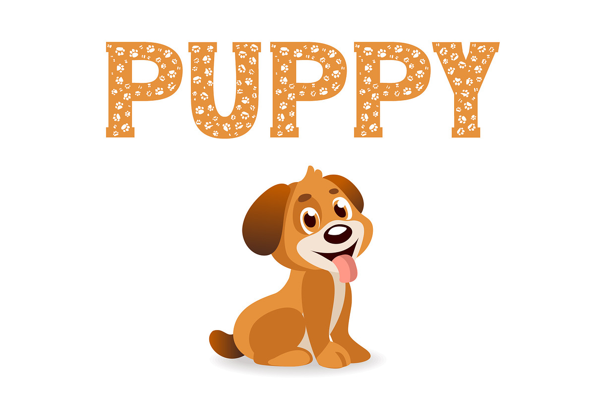 Dog Paw - Pet Font, a Font by vladocar (Photo 5 of 7)