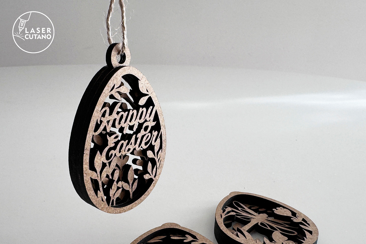 Easter Tags Bundle, Multilayer Files, a Templates & Theme by LaserCutano (Photo 6 of 8)