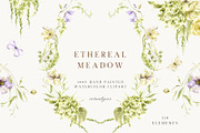 Ethereal Meadow hand painted art, a Decorative Illustration by ArtMaslyana (Thumbnail 1 of 15)