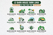 12 Barn House Farm logo SVG bundle, a Branding & Logo Template by Guavanaboy (Thumbnail 1 of 3)