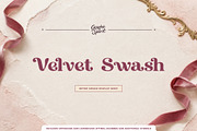 Velvet Swash Retro Swash Serif Font, a Serif Font by Graphic Spirit (Thumbnail 1 of 8)