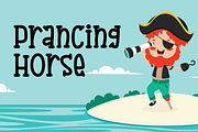 Prancing Horse – Kids Font, a Sans Serif Font by Pinisi ART (Thumbnail 1 of 10)