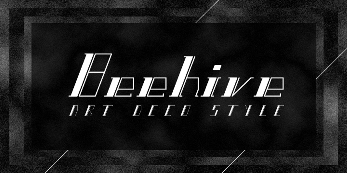 Beehive, a Font by Matt Grey Design (Photo 1 of 3)