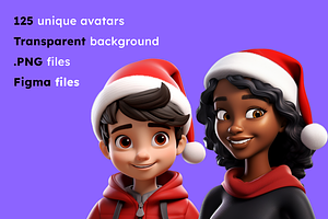 125 Animoji - Christmas Children