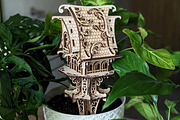 Garden Elf House - Laser Cut Design, an Object Graphic by VectorPainter (Thumbnail 9 of 16)