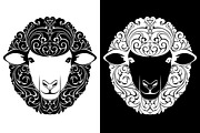 Ornamental Sheep, an Animal Illustration by Color and Decor (Thumbnail 3 of 3)