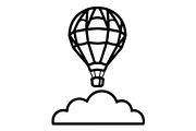 Hot Air Balloon Silhouette Bundle, an Object Illustration by Gaye Art (Thumbnail 18 of 31)
