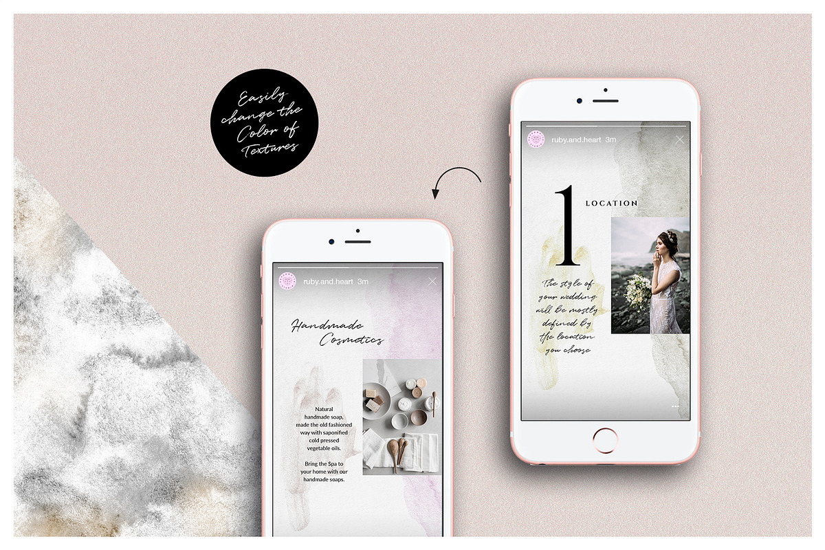 ANIMATED Artistic Instagram Stories, a Social Media Template by Ruby&Heart Studio (Photo 4 of 11)