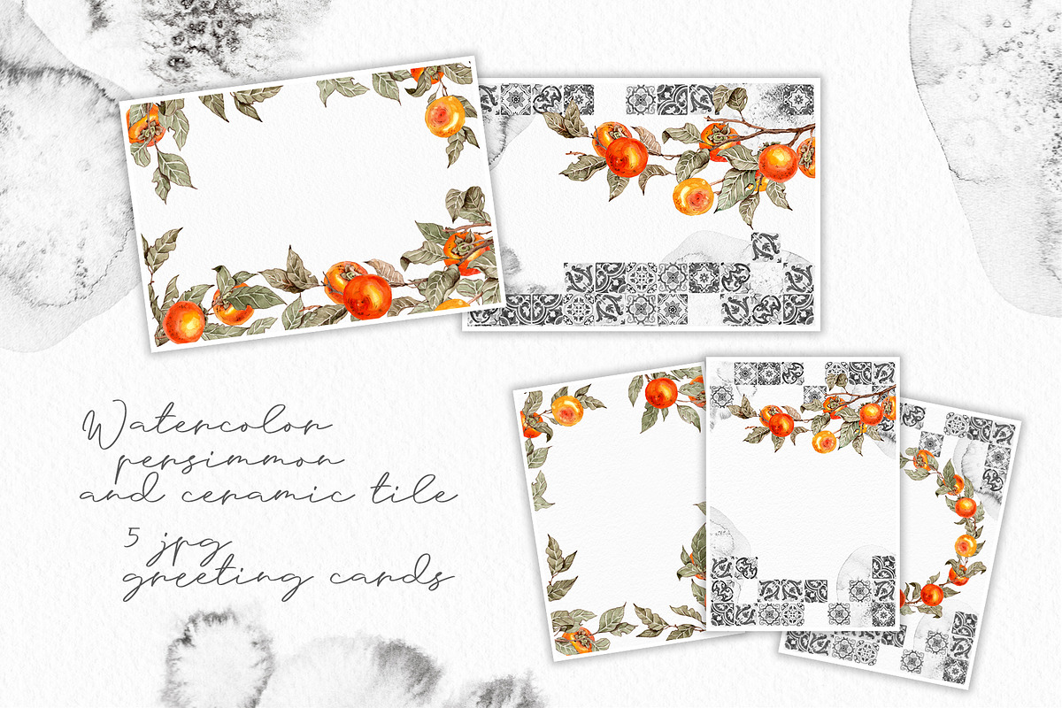 Persimmon Mediterranean ceramic tile, an Illustration by Alamella (Photo 5 of 11)