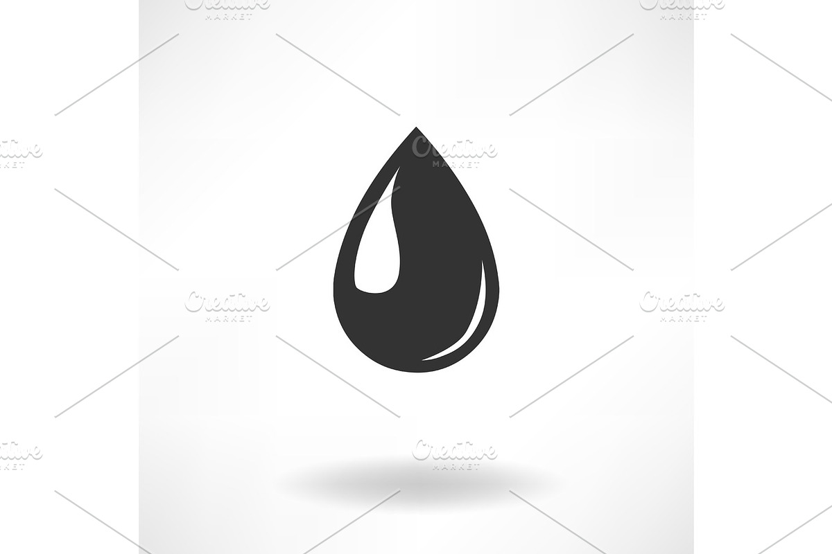 Drop Simple Icon, an Illustration by Mak_Art