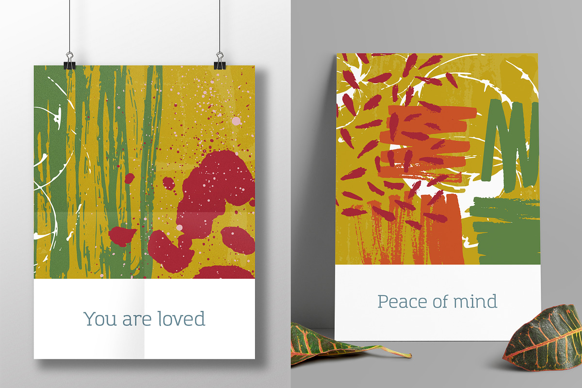 Textured hand drawn cards set, a Texture Graphic by Good Studio (Photo 11 of 15)