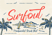 Surfoul, a Handwritten Font by Burntilldead (Thumbnail 1 of 9)