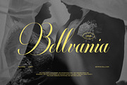 Bellvania Calligraphy Script Font, a Script Font by Graphicxell (Thumbnail 1 of 8)