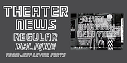 Theater News JNL, a Font by Jeff Levine Fonts (Thumbnail 1 of 5)