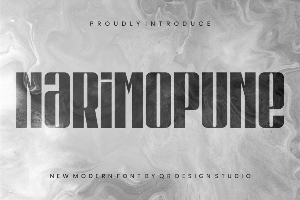 Narimopune, a Sans Serif Font by QR Design Studio (Photo 1 of 9)