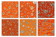 Rhinestone Embroidery Orange Fabric, a Texture Graphic by Dream Creation (Thumbnail 3 of 5)