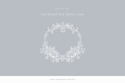 Floral Baroque Crests, an Illustration by Loren Schmidt Studio (Thumbnail 3 of 8)