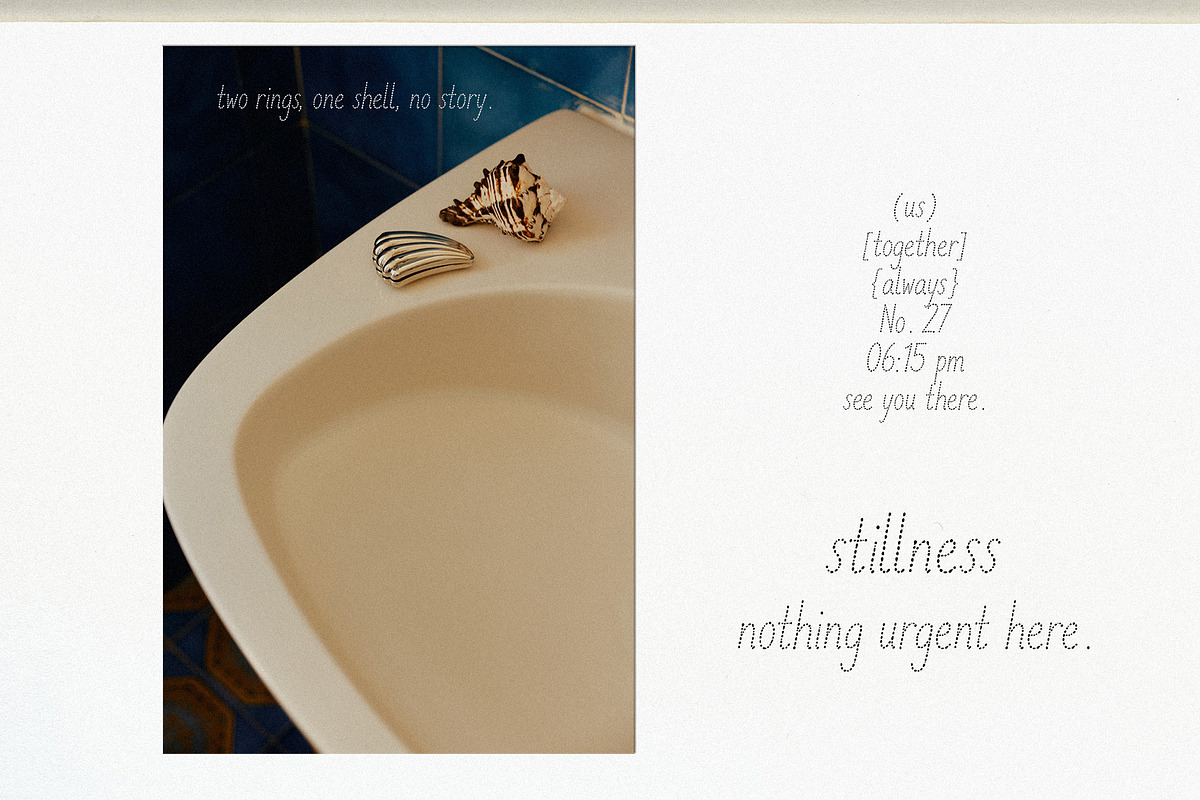 Rose Street - Dotted Font, a Handwritten Font by Mneme (Photo 4 of 8)