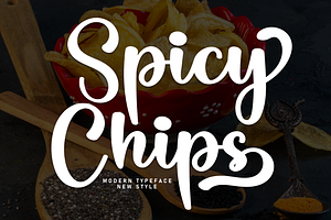 Spicy Chips Script Font