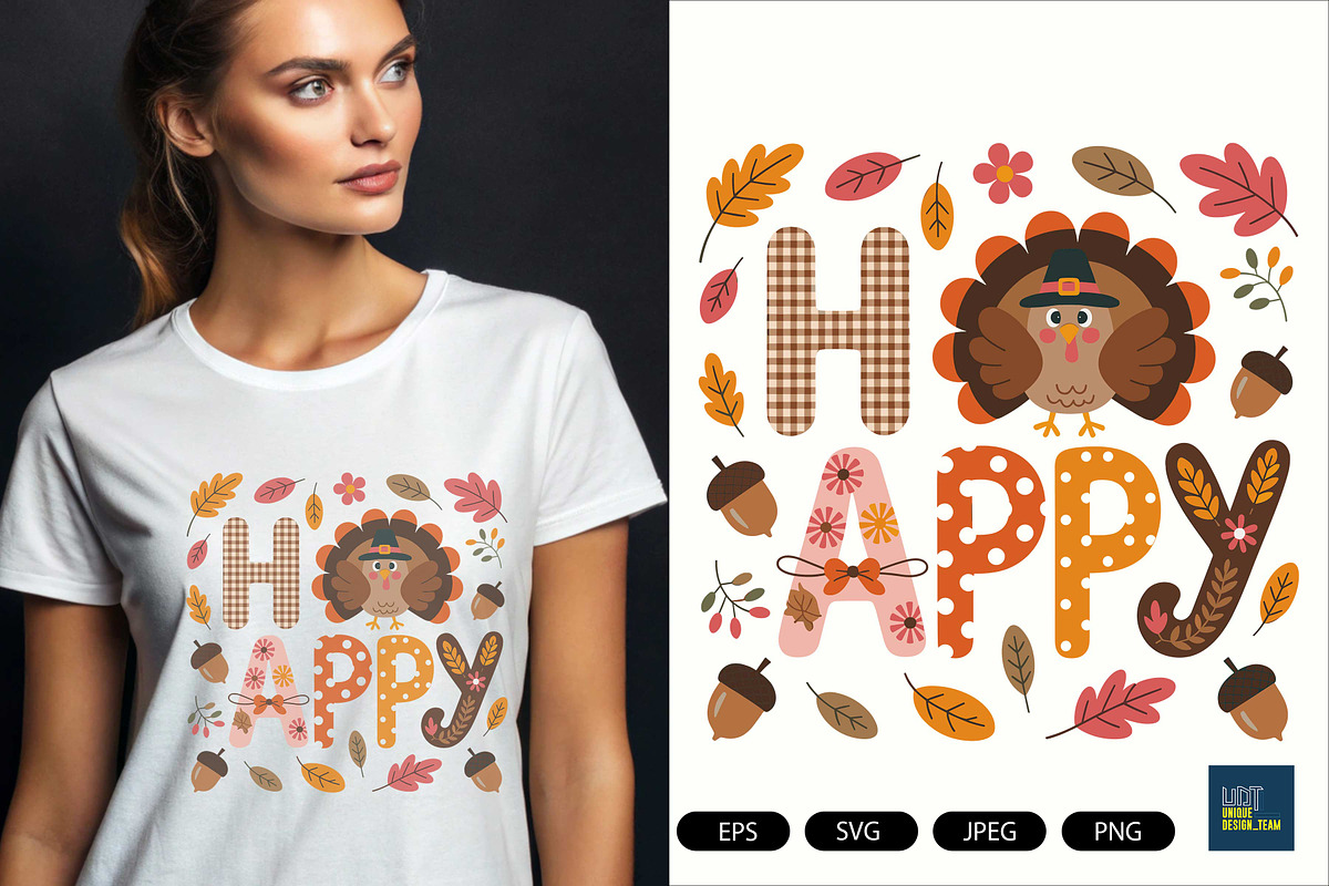 Thanksgiving Gobble Coquette PNG, a Seasonal Illustration by Unique Design Team (Photo 3 of 7)