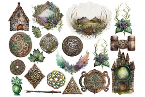 Celtic Journey Clipart Collection