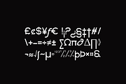 Gumoye Modern Experimental Bold Font, a Sans Serif Font by QR Design Studio (Thumbnail 9 of 11)