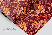 Fall floral seamless pattern, a Pattern Graphic by SirenaArt (Thumbnail 13 of 19)